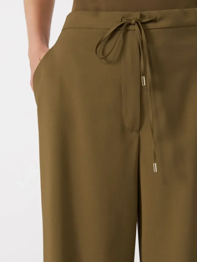 Wełniane spodnie dresowe, kolor khaki Wełniane spodnie dresowe, kolor khaki