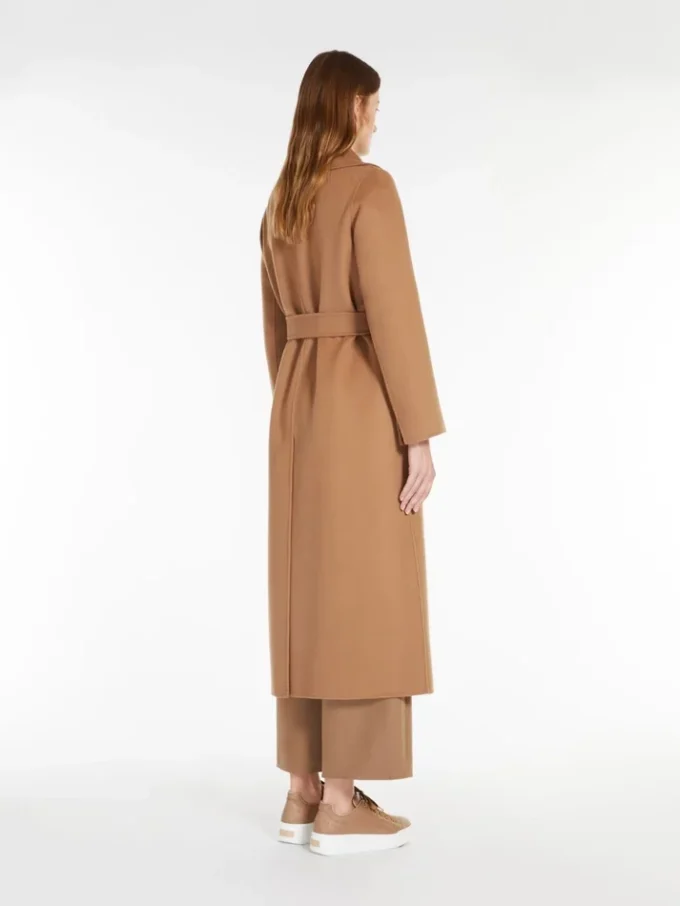 Wełniany płaszcz kopertowy, kolor camel Wełniany płaszcz kopertowy, kolor camel