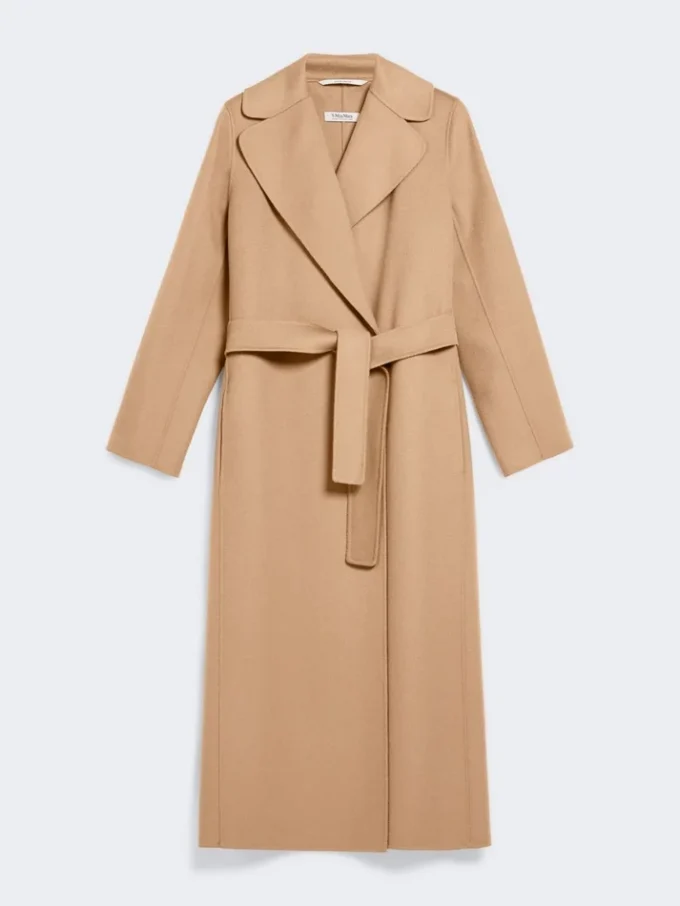 Wełniany płaszcz kopertowy, kolor camel Wełniany płaszcz kopertowy, kolor camel